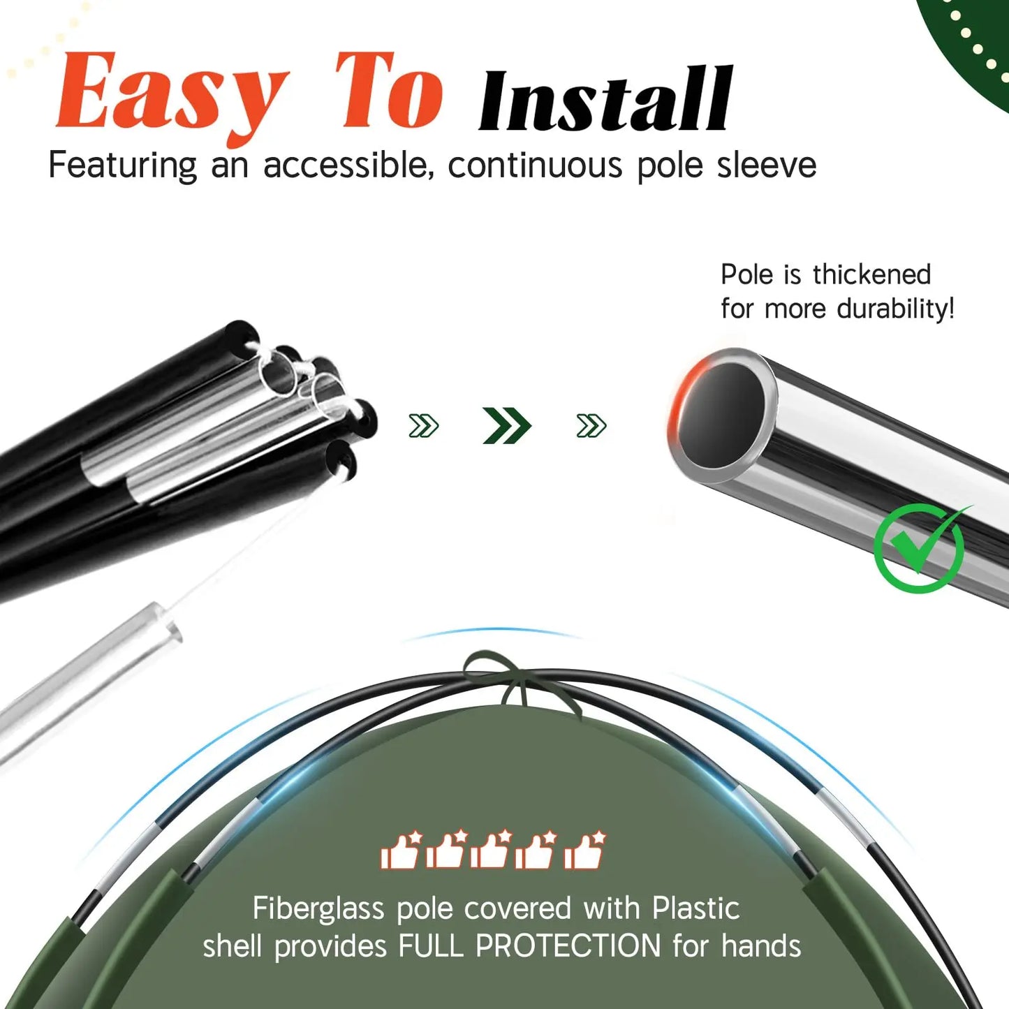 3-4 People Tents for Camping with Shelter 100% Waterproof Windproof Easy Set Up Tent with Removable for Adventure Backyard