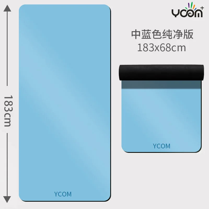 Cross-Border Anti-Slip Fitness Sports Mat Home Yoga Mat Made of Thickened 5mm Natural Rubber Silent Shock Absorption