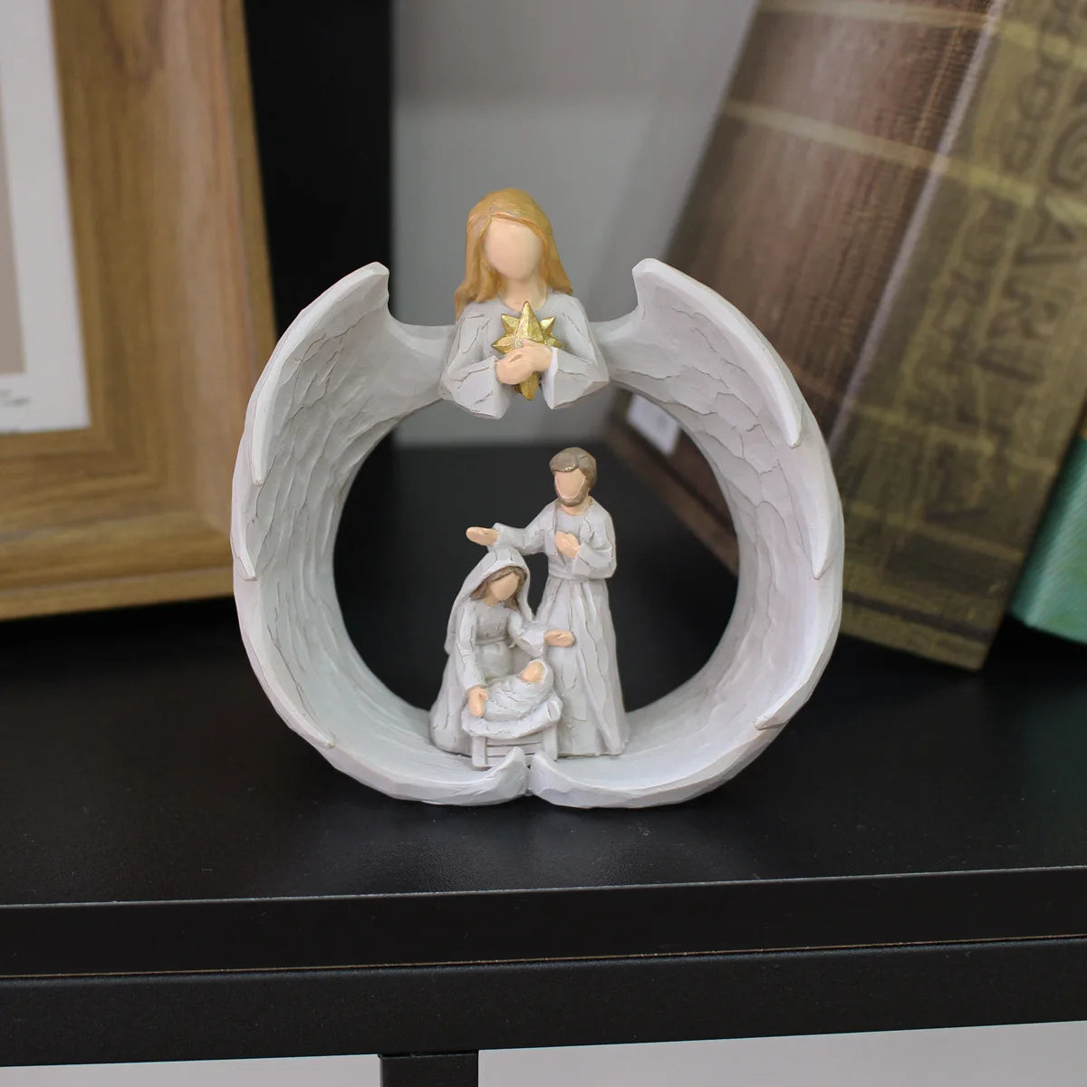 Angel Ornaments, Resin Crafts, Home and Courtyard Decorations, Creative Jesus Decorations Dining Rooms Living Rooms Decorations