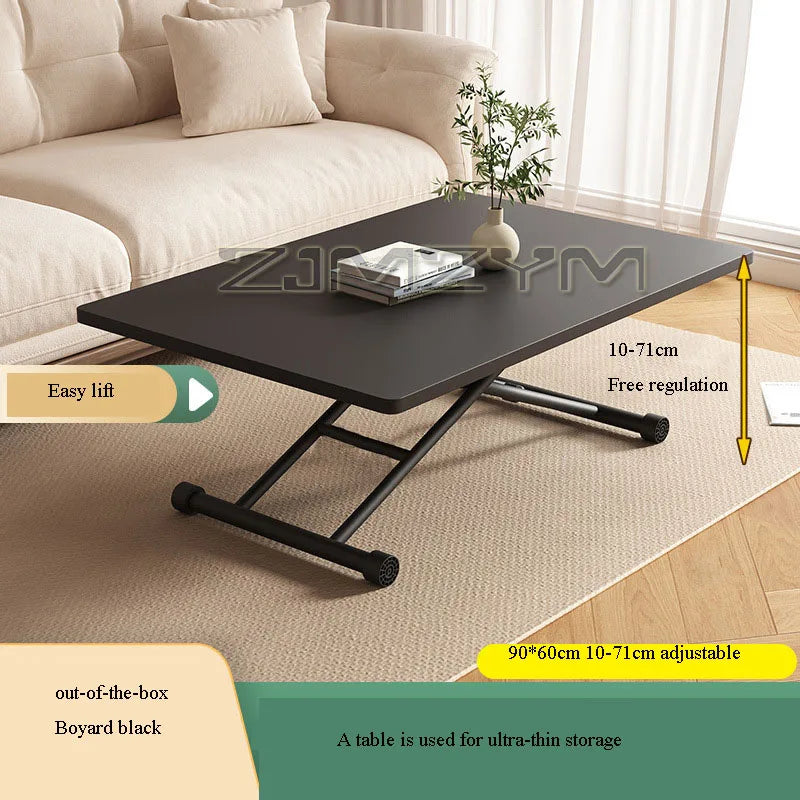 Folding Tea Table Liftable Coffee Table Multi-functional Simple Portable Computer Desk Side Bed Tables Mini Home Furniture