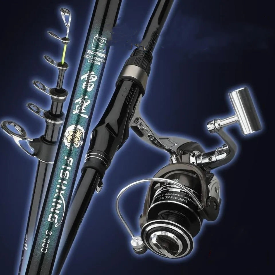 2.4M -5.4M Soft Tail Rock Fishing Rod Carbon Fishing Rod Carp Fishing Rod Feeder Telescopic Rock Fishing Rod