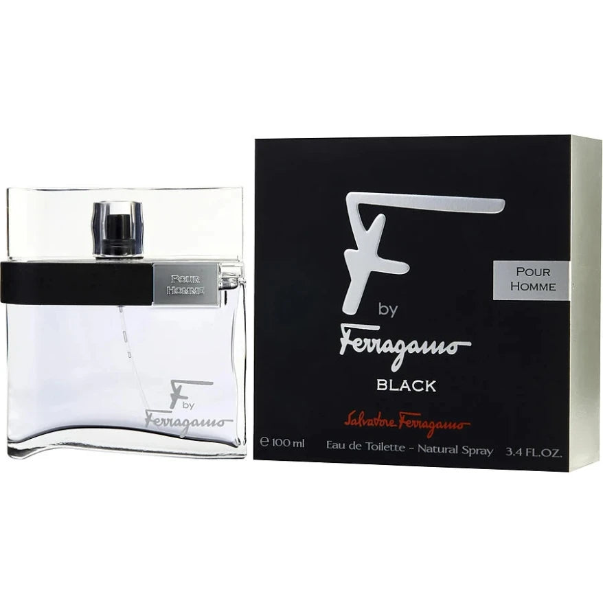 Salvatore Ferragamo F By Ferragamo Pour Homme Black for men Eau De Toilette Spray 100ml