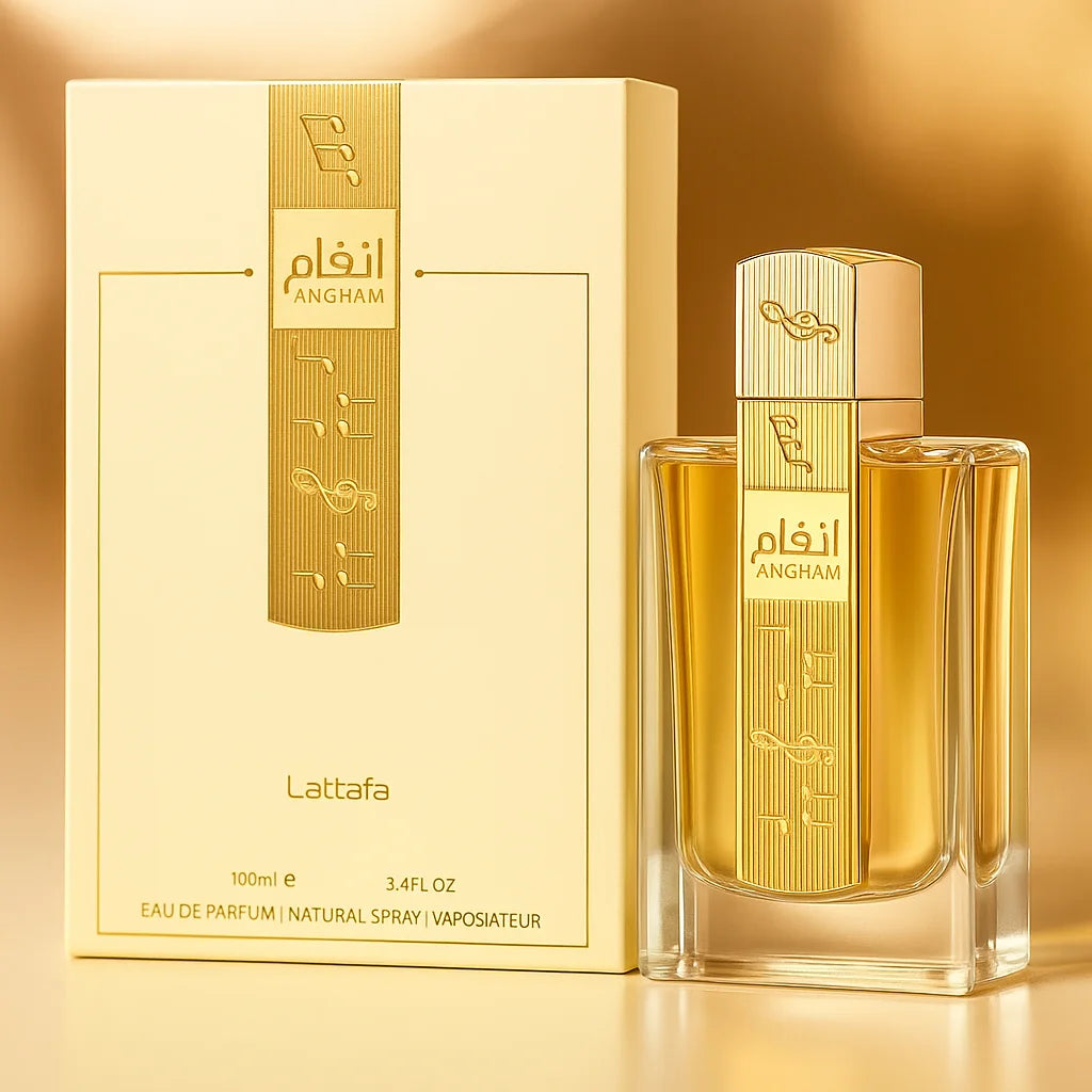 Lattafa Angham Perfume for Women & Men 100ml | Long Lasting Arabic Eau De Parfum | Luxury Oriental Fragrance, Unisex Scent Gift