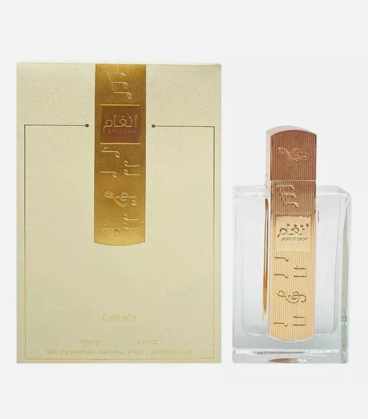 Lattafa Angham Perfume for Women & Men 100ml | Long Lasting Arabic Eau De Parfum | Luxury Oriental Fragrance, Unisex Scent Gift