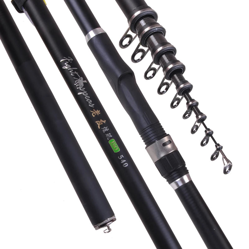 Fishing rod Carbon fiber 3.9m4.5m5.3m6.0m telescopic carp fishing rod rock Fishing rod
