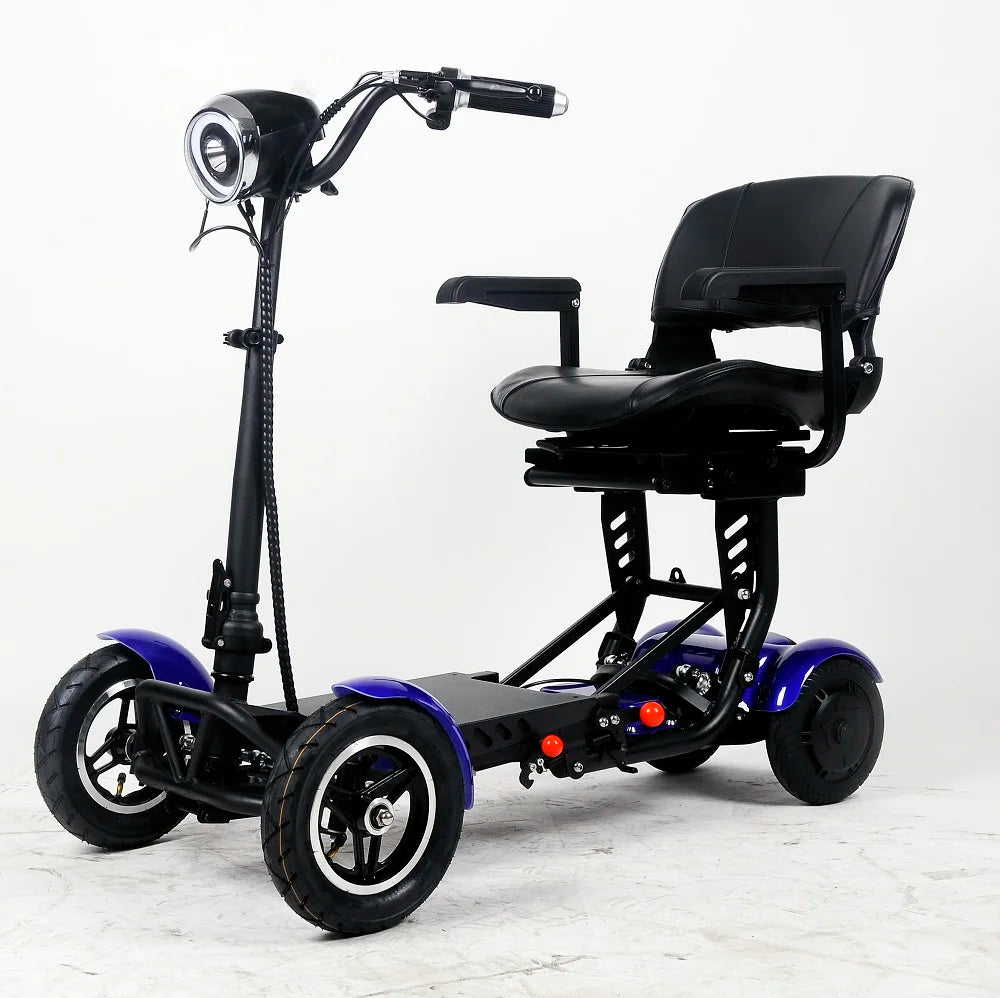 Electric Handicapped 400W Dual Motor Heavy Duty Big power Elderly 4 Wheel Folding Golf Electric Mobility Scooter Adult