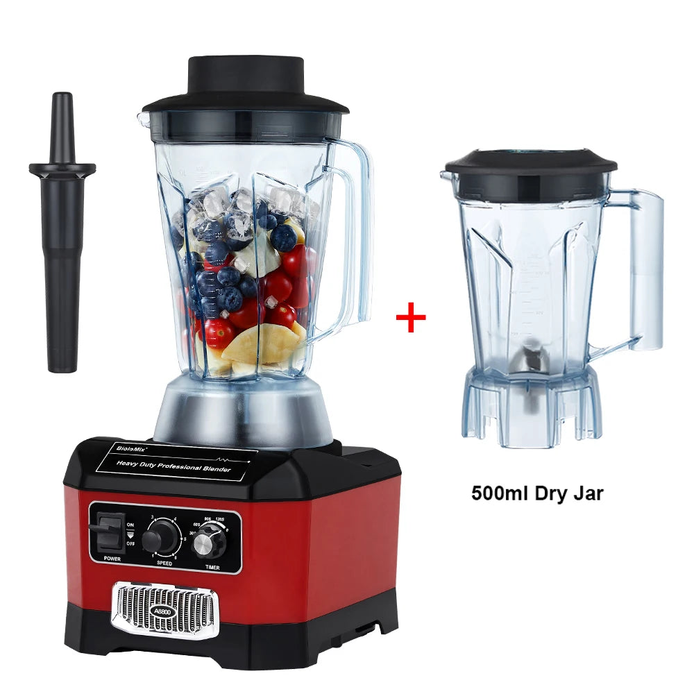 【7 Years Warranty】BPA Free Heavy Duty Professional Commercial Bar Blender Food Mixer Juicer Ice Crusher Smoothie Maker Max 2200W