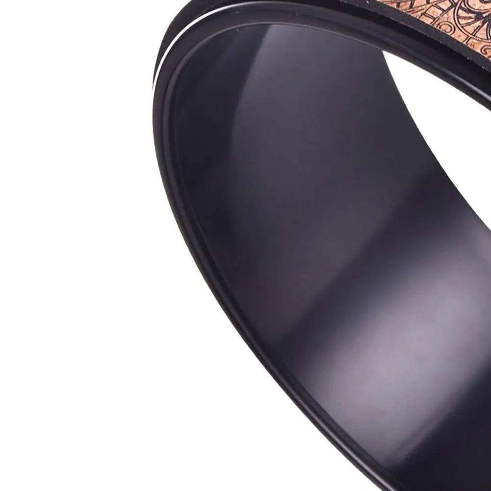 High Quality Natural Cork Yoga Wheel Fitness Wheel Hollow Improve Back Bending Stretch Pilates Circle Yoga Accessories