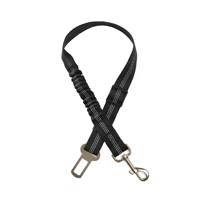 High Grade Dog Car Safety Belt Dog Safety Belt with Damping Belt and Reflective Line Adjustable Length Suitable Any Dog