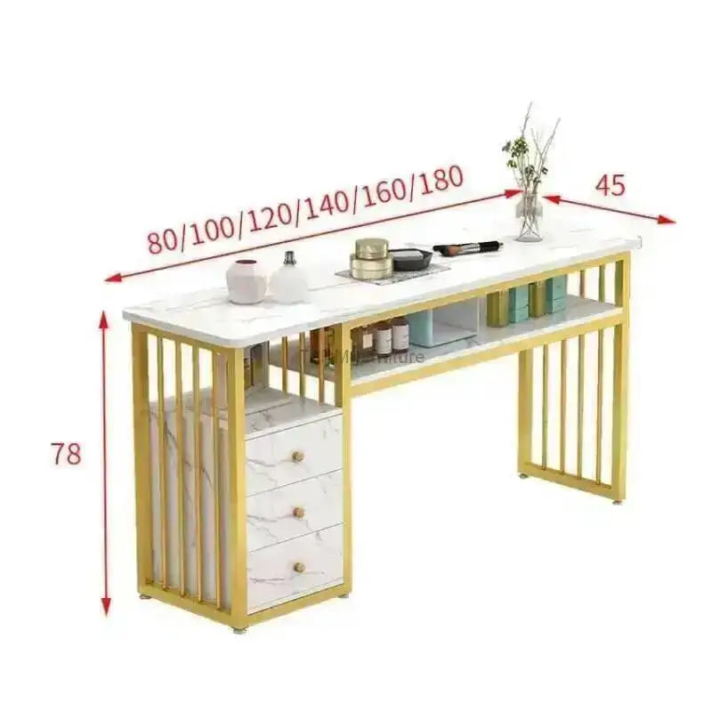 Nail Tables Ins Minimalist Furniture Nordic Salon Luxury Single Professional Manicure Table Beauty Salon Fashion Nail Table B