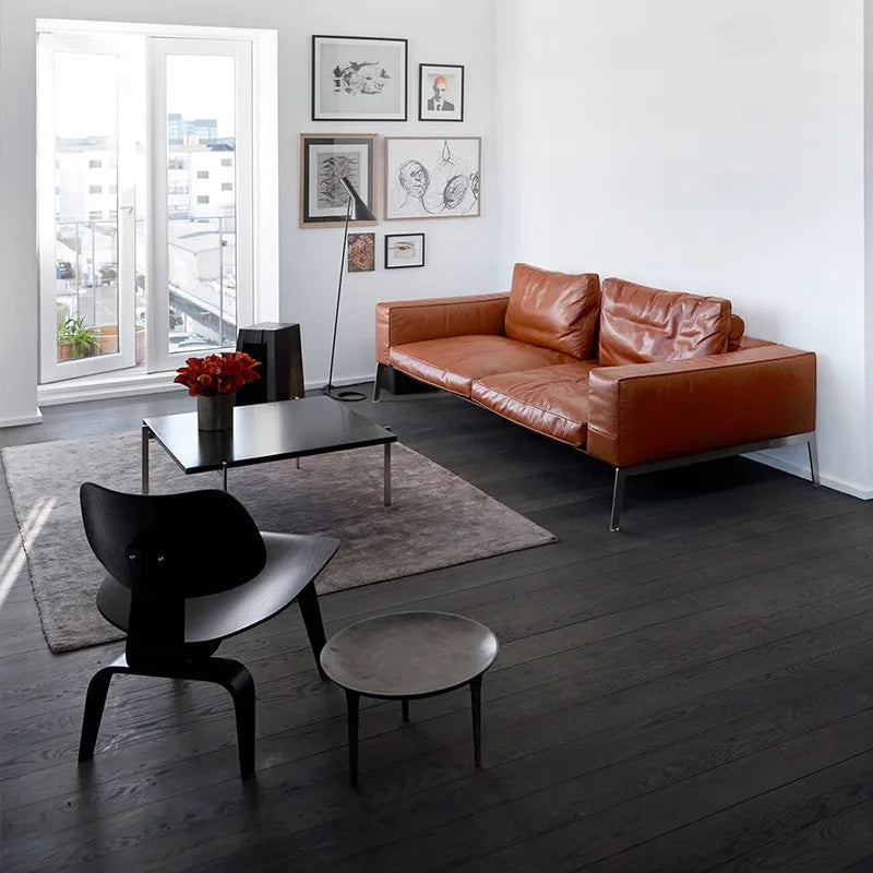 Living Room Chairs Nordic Solid Wood Leisure Chair Creative Simple Modern Designer Single Sofa Chair Aircraft Shell Chair