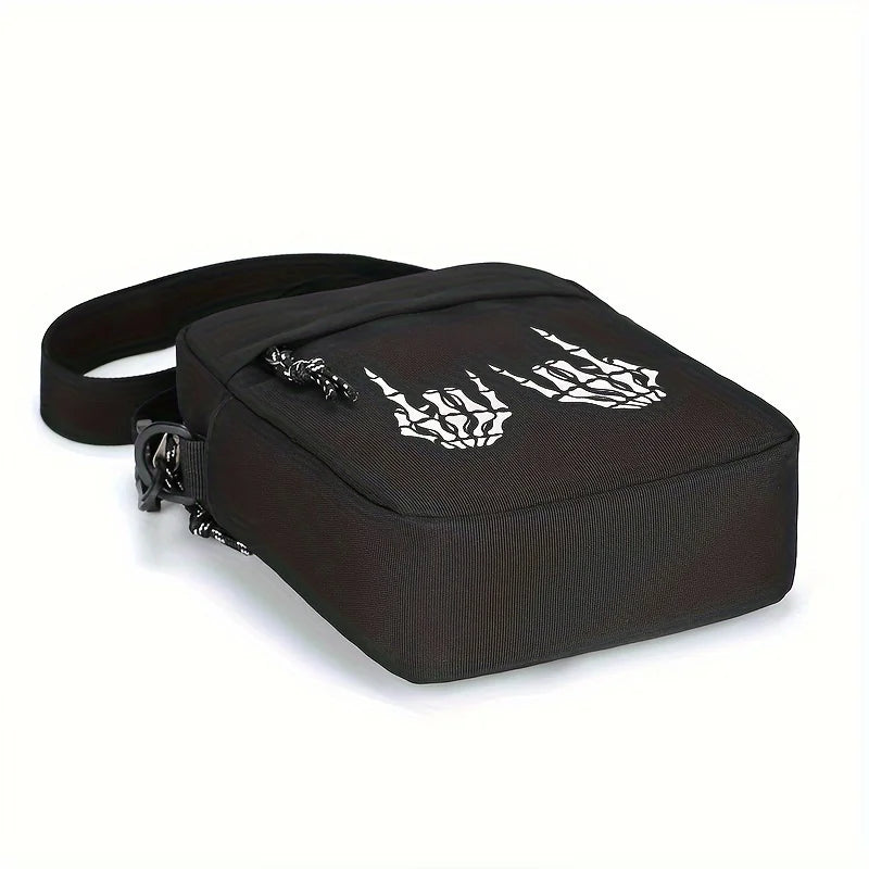 Halloween Bag Men's New Oxford Cloth Crossbody Bag Lightweight 100 Stylish Canvas Shoulder Bag Men's Small Bag