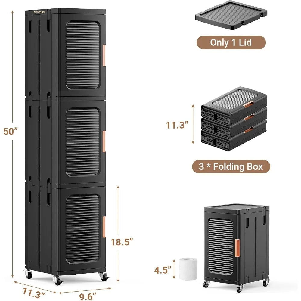 Adjustable Door and Shelf Plastic Storage Cabinet for Slim Spaces, Ideal for Kitchen Pantry and Narrow Bathroom Organizers