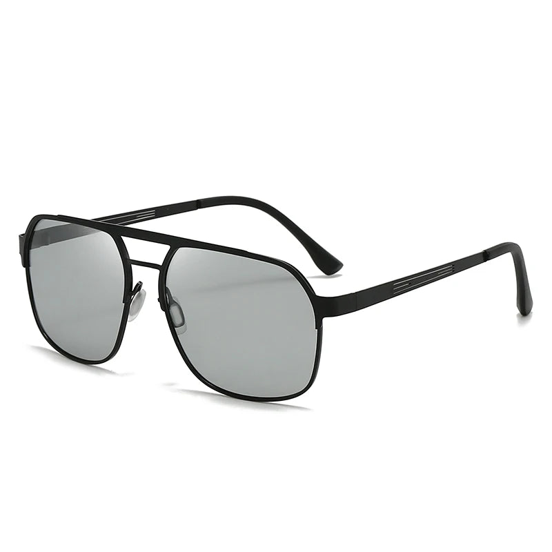 New Glasses Men's Polarized Sunglasses Retro Square Sunglasses Driver's Mirror 5148