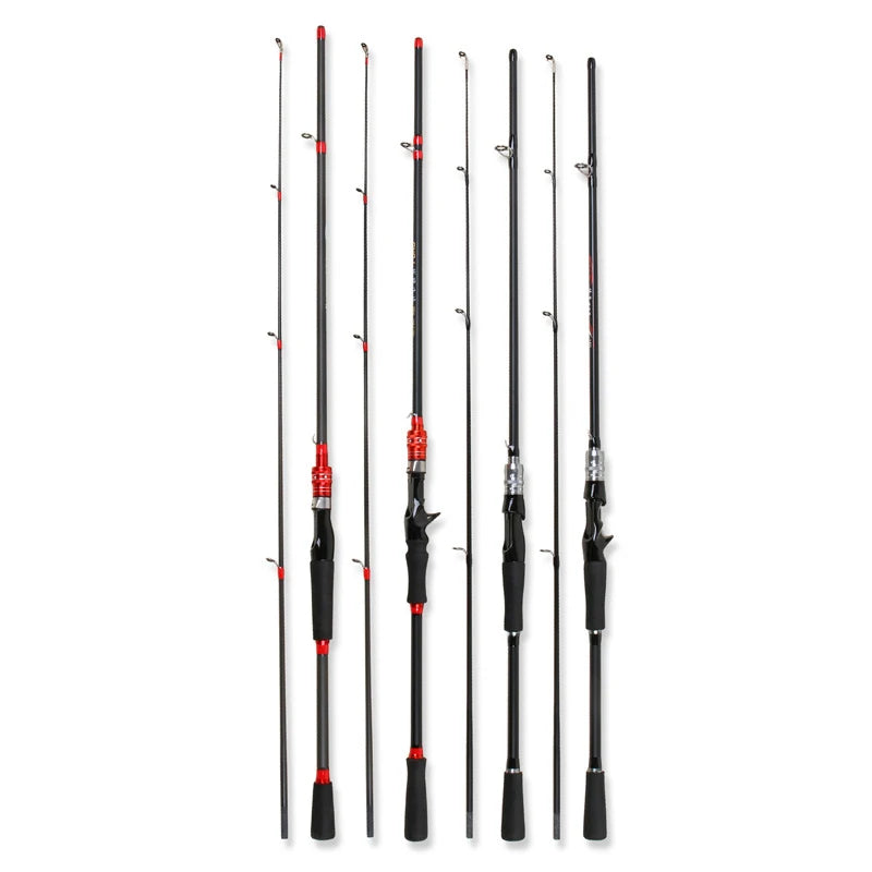 Fishing Lure Rod 1.65/1.8/2.1M Spinning Rod Fishing Rod New Design Carbon Fiber Spinning Baitcasting Fishing Pole