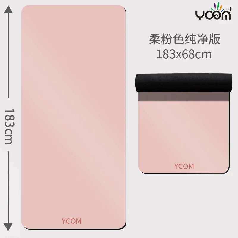 Cross-Border Anti-Slip Fitness Sports Mat Home Yoga Mat Made of Thickened 5mm Natural Rubber Silent Shock Absorption