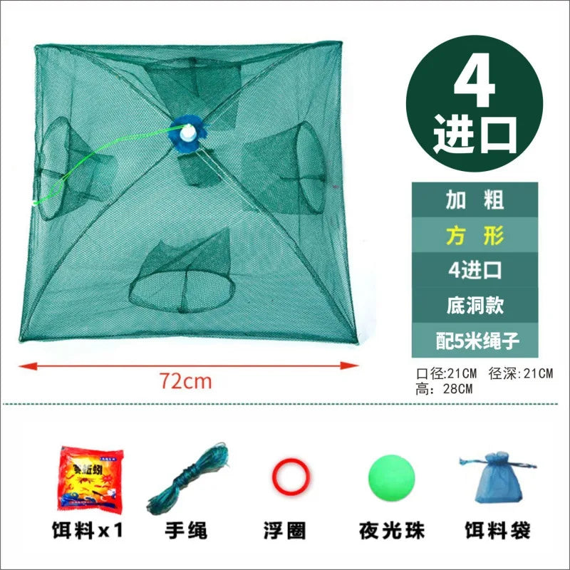 Shrimp cage fish net umbrella net fish shrimp  crab  yellow eel cage fishing loach cage yellow