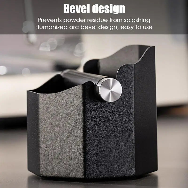 Coffee Knock Box Small Coffee Ground Basin Coffee Ground Basin Coffee Pucks Container With Removable Knock Bar For Home Cafe