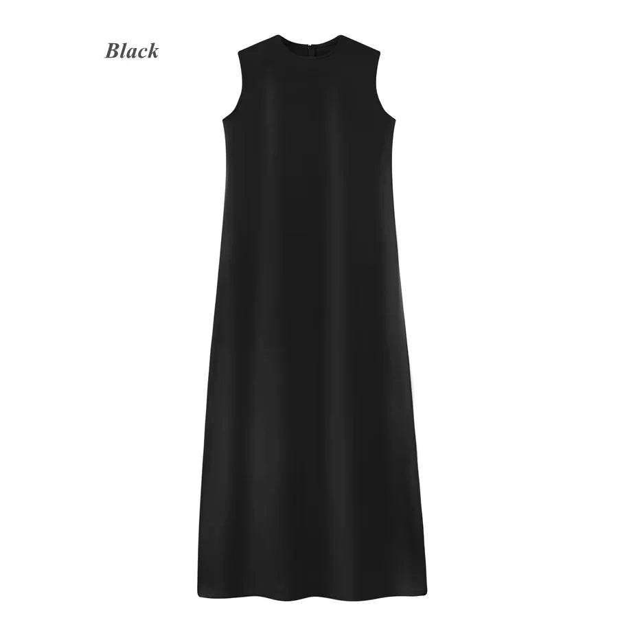 AS 2024 woman clothes thicken ribbing closed-fit wrap tops + Satin Adjustable straps dress (ship out in 1 day)