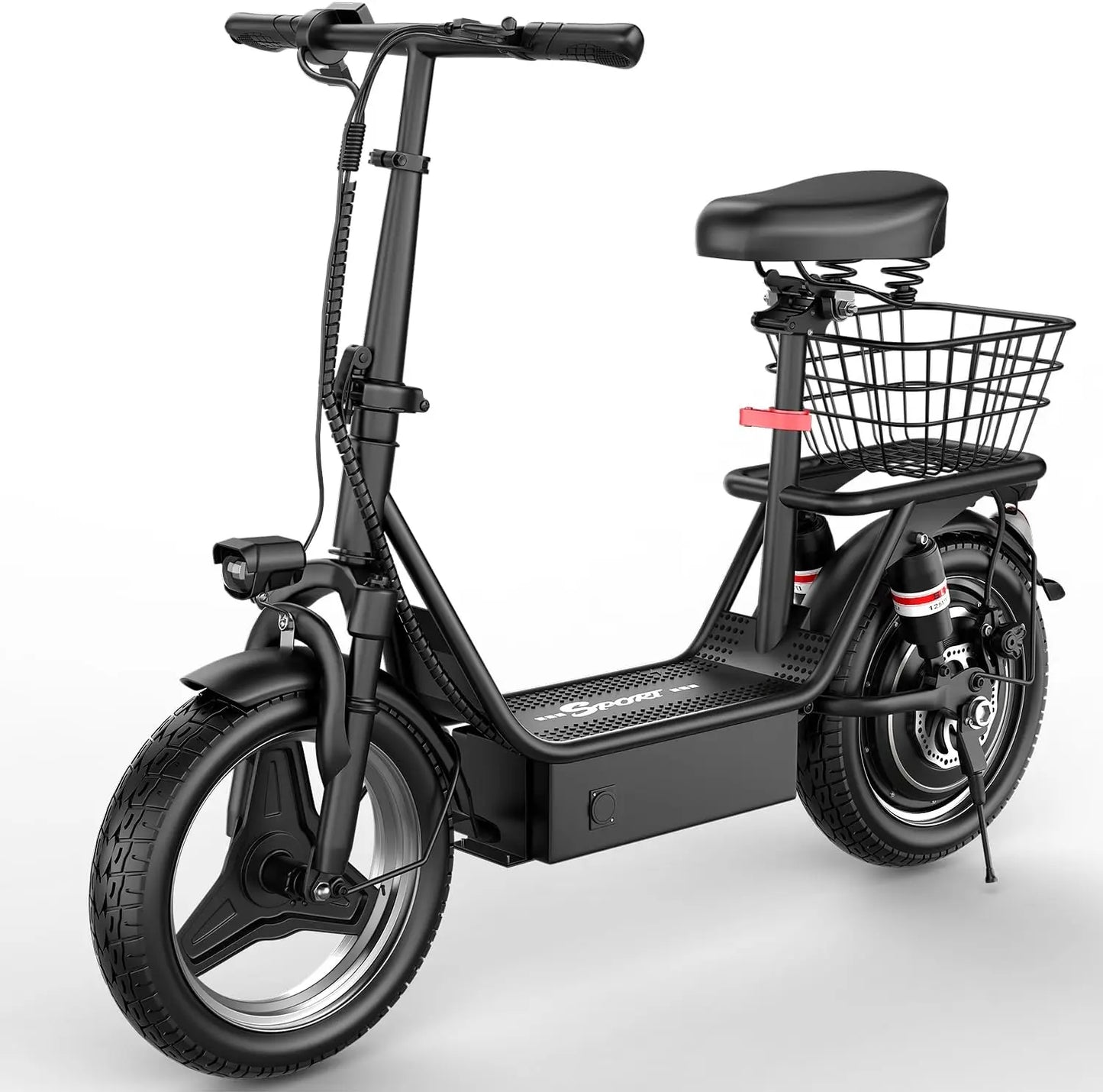Electric Scooter for Adults, 650W/1000W Peak Motor, 20-25 MPH and 25/35Miles Long Range, 14" Foldable Commuting Electric