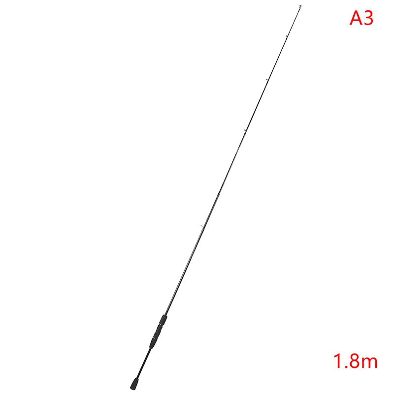 Fishing Lure Rod 1.65/1.8/2.1M Spinning Rod Fishing Rod New Design Carbon Fiber Spinning Baitcasting Fishing Pole