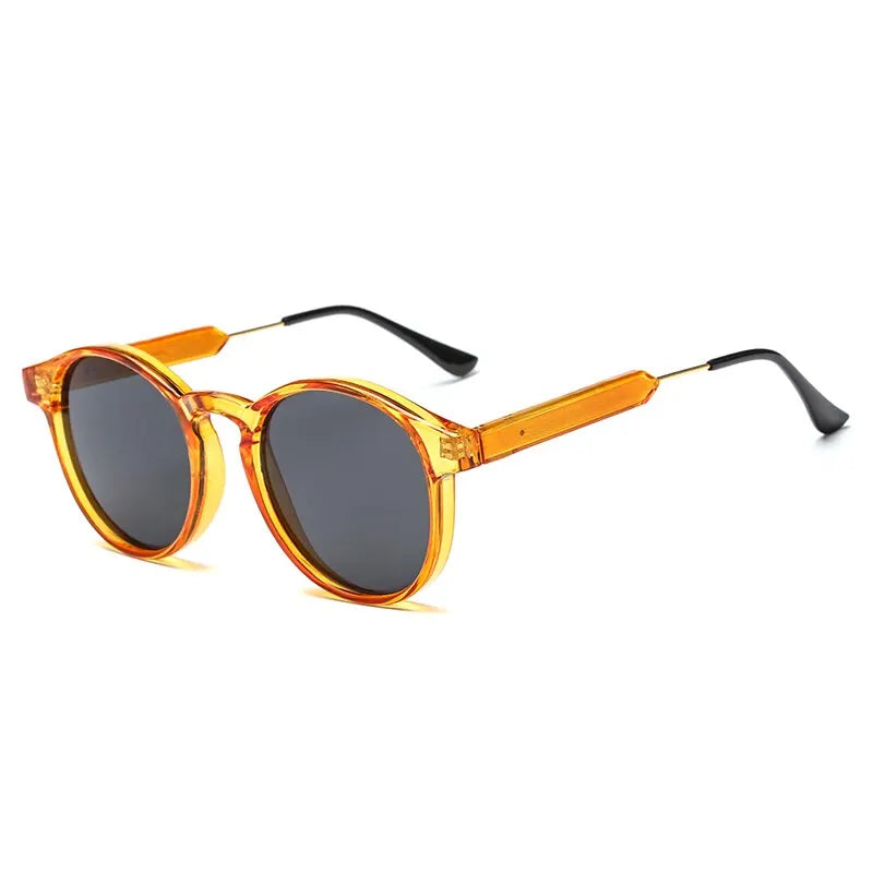 Sunglasses Retro Round Female Male Brand Design Transparent Female Sunglasses Men And Women Sunglasses Uv400 2023