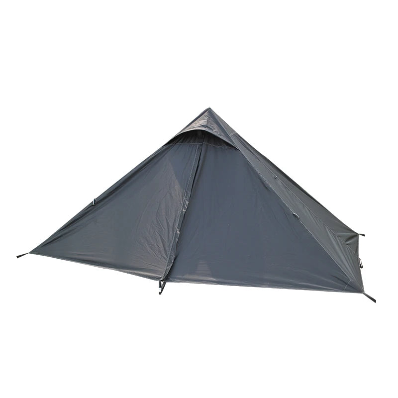 Ultralight Tent Solo Camping Tents, Trekking Rod is Not Included, 2 Layers, Lightweight, Portable to Carry