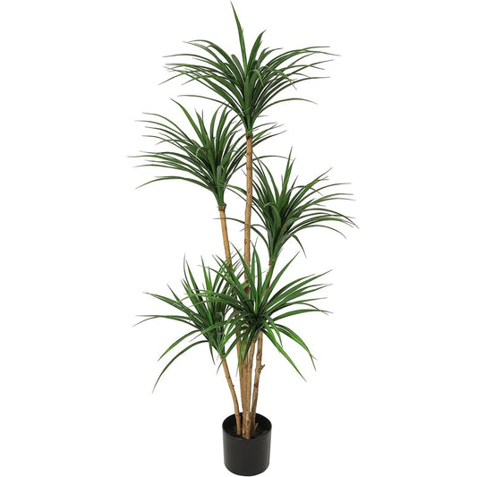 Artificial Dracaena Tree,Realistic Fake Dracaena Plant, Tall Dracaena Houseplant for Indoor Decor, Adjustable Lifelike Faux Tree