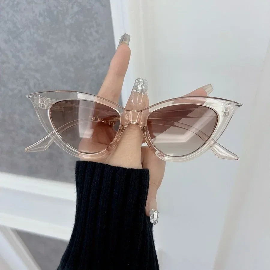 Retro Cat Eye Designer Sunglasses Women Men Black Frame Vintage Sun Glasses Female Male Brand Fashion Oculos De Sol