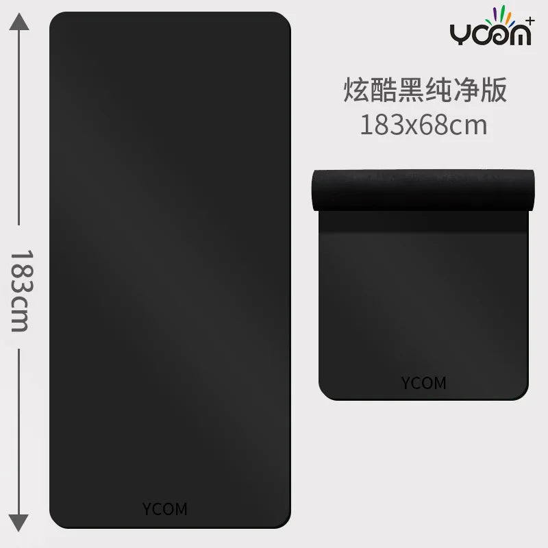 Cross-Border Anti-Slip Fitness Sports Mat Home Yoga Mat Made of Thickened 5mm Natural Rubber Silent Shock Absorption