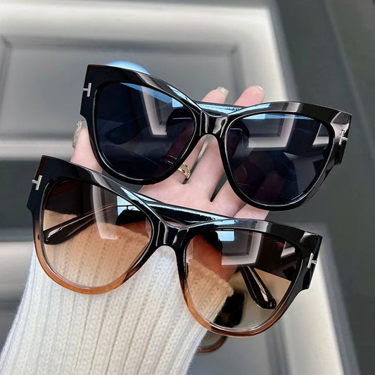 Vintage Cat Eye Sunglasses Women Men Brand Designer Sun Glasses Female Male Outdoors Classic Mirror Shades Oculos De Sol