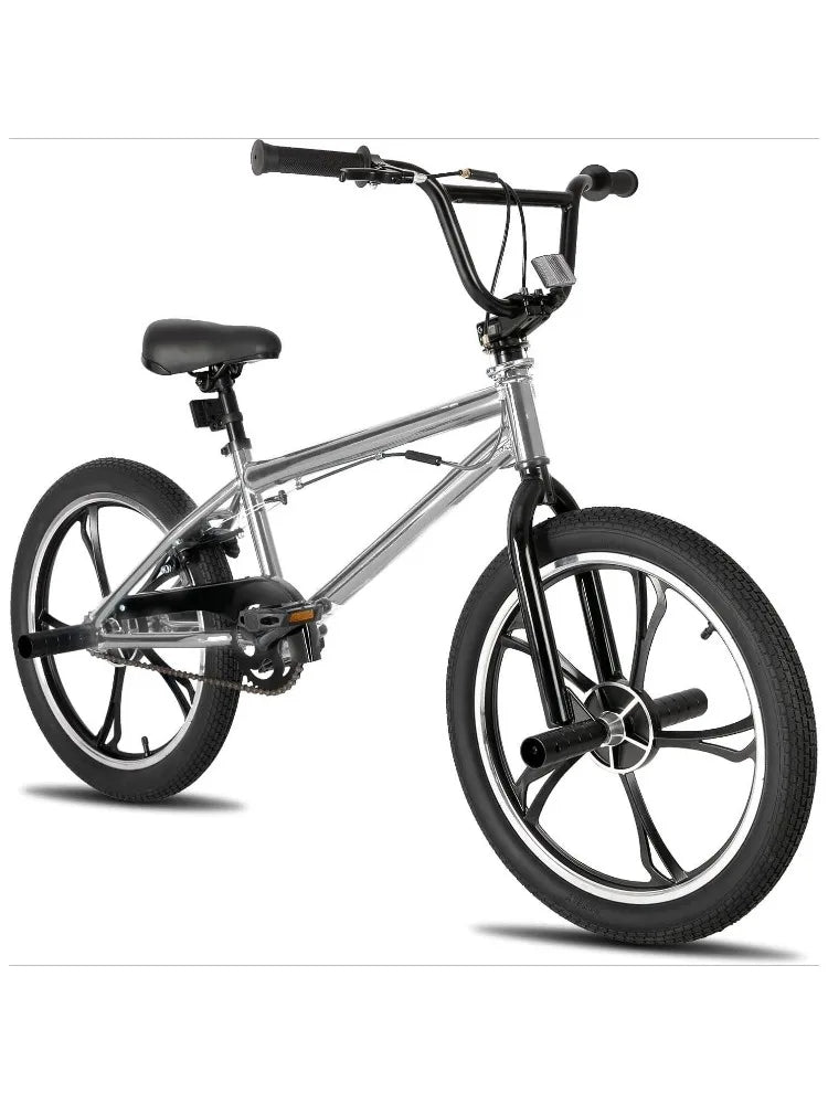 20 Inch 5 Spoke Kids BMX Bike for Boys Girls Ages 5-12, 360 Degree Rotor Freestyle, 4 Pegs Single Speed Kid’s BMX Bicycle,