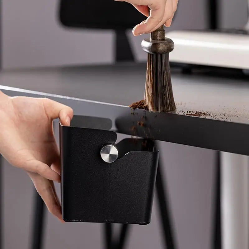 Coffee Knock Box Small Coffee Ground Basin Coffee Ground Basin Coffee Pucks Container With Removable Knock Bar For Home Cafe