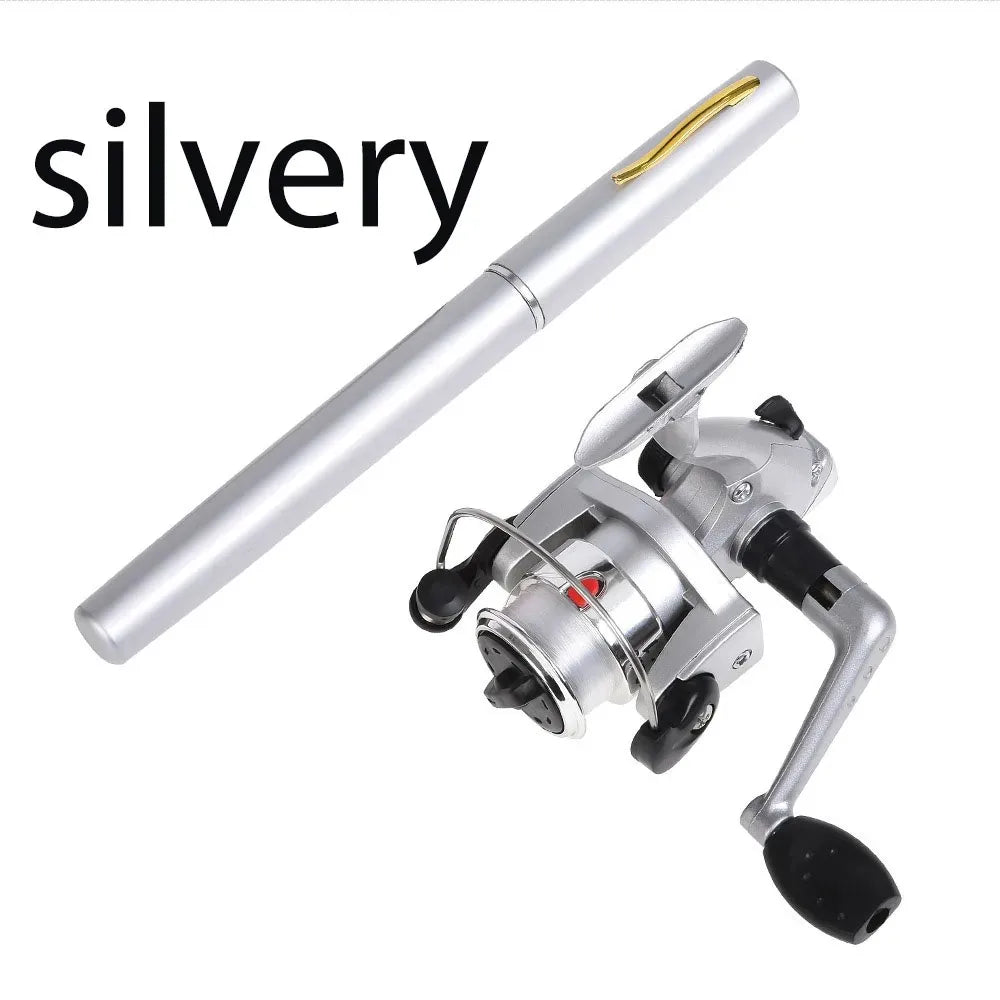Fish Rod Goods Tackle Reel Telescopic Pole Rods for Fishing Accessories Tools Accessaries Poles Material Things Articles Sports