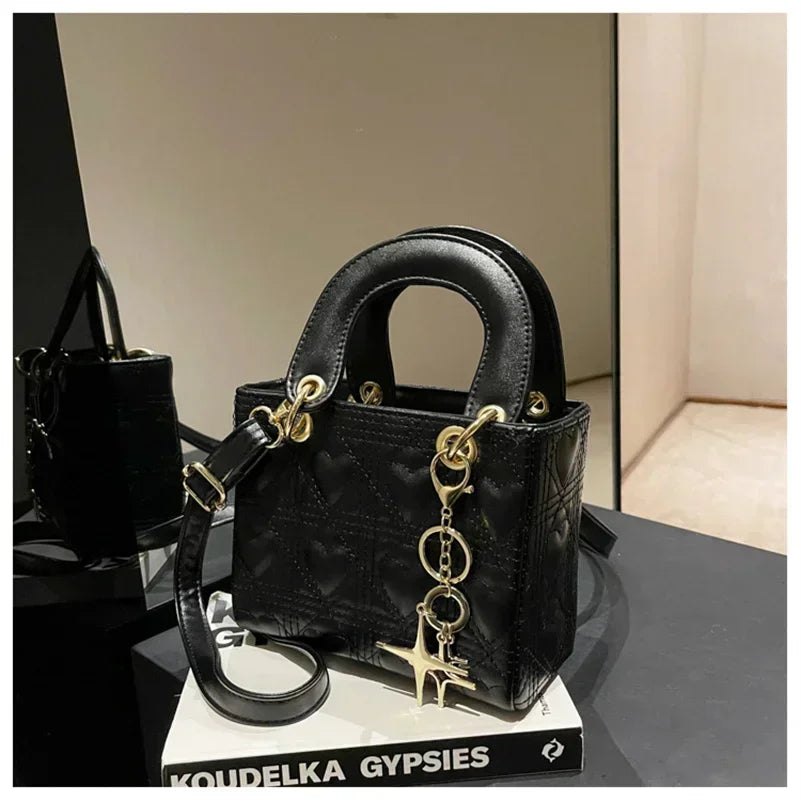 Designer Patent leather women bags handbag with classic lettered diagonal crossover shoulder bag wallet tote lady lite bag BD4