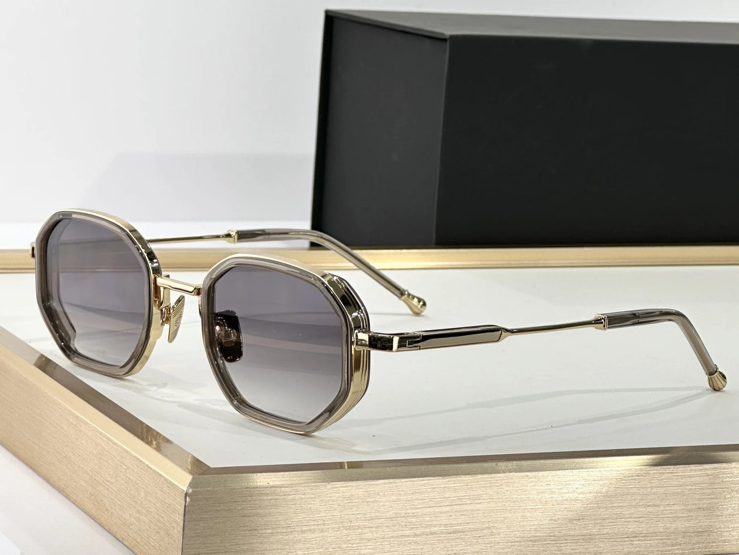 Top High Quality Sunglasses for Men and Women Keaton SIZE 48-26 Style UV400 Retro Fashion Special Design Sun Glasses with box