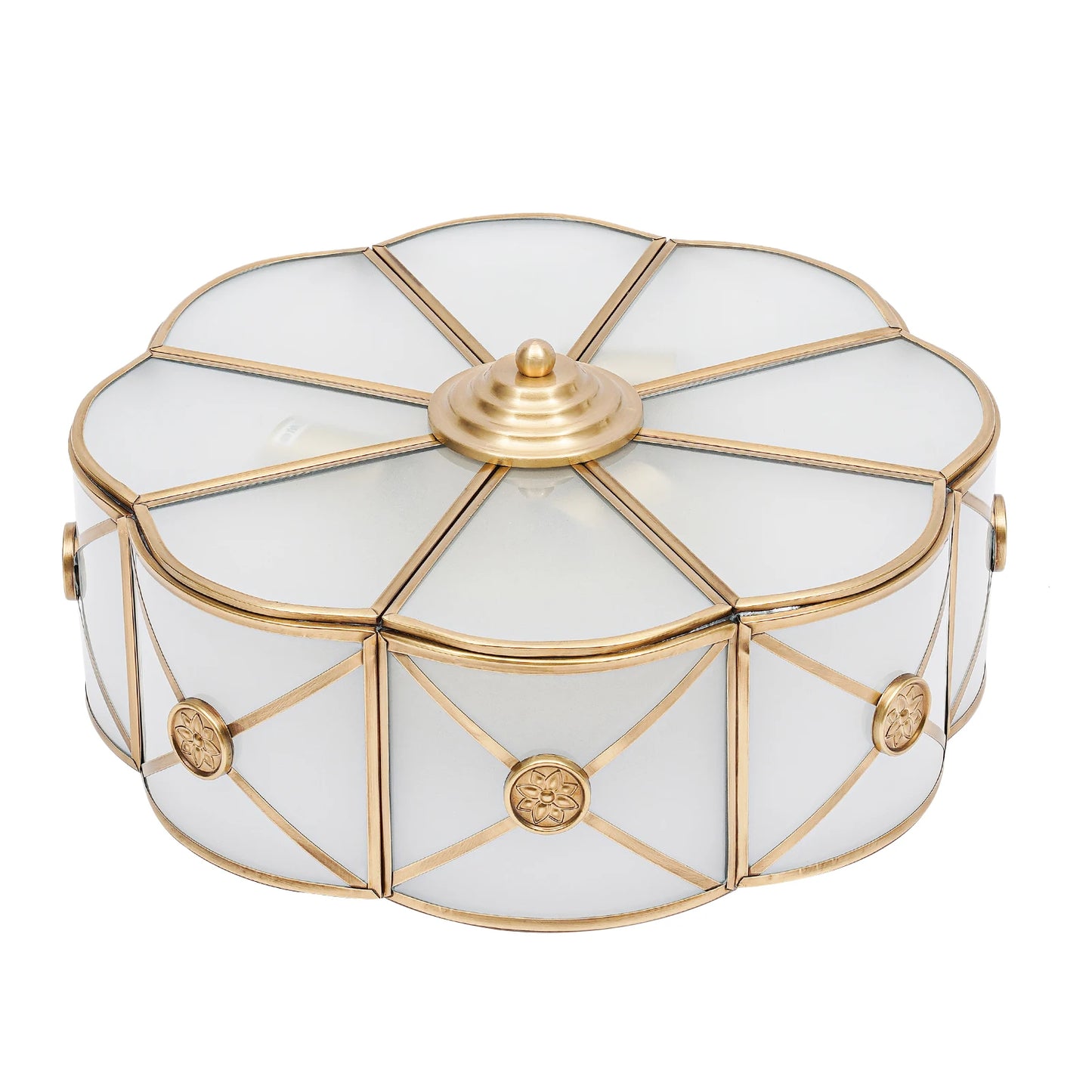 LED Light Modern Style E27 Indoor Ceiling Lamp Flower Shaped Fixture 110-240V Flush Mount Chandelier