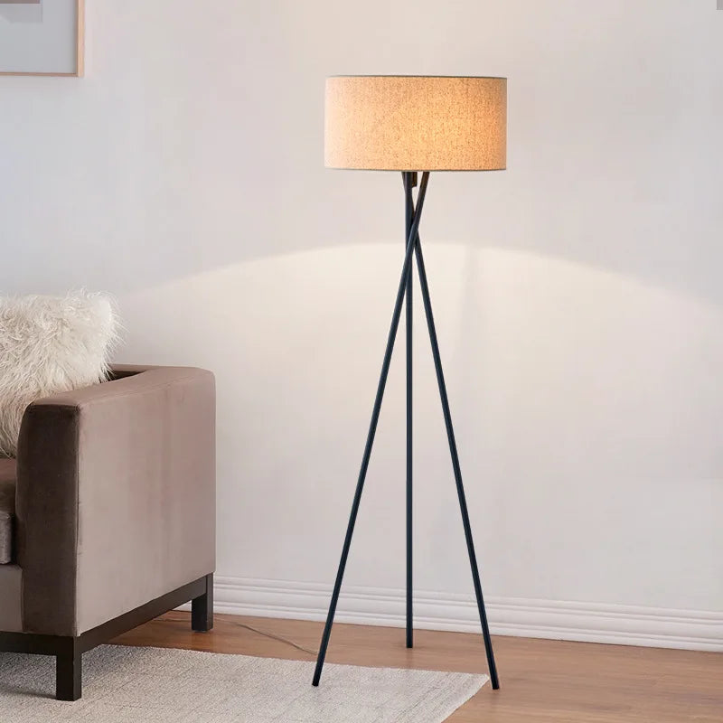 Floor Lamp I Minimalist Nordic LED Living Room Bedroom Vertical Bedside Lamp Wall Corner Floor Table Lamp Sofa Atmosphere