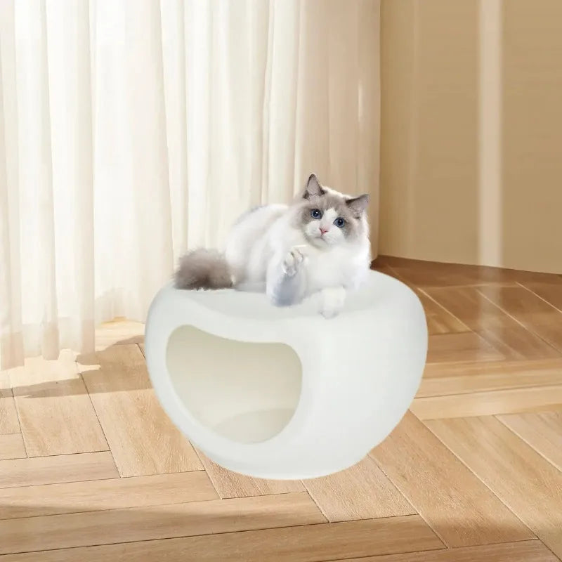 Cat House Cat Hideaway, Indoor Sleeping Autumn Cat Shelter Cave Bed for Bunny, Hedgeh Human and Pet Dual-purpose