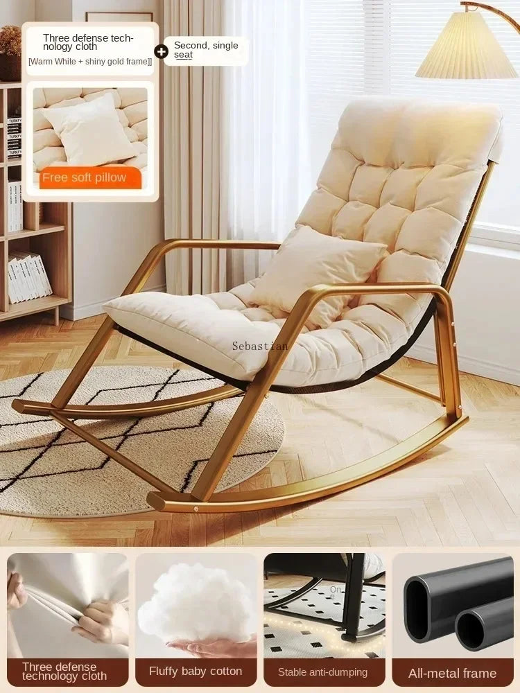 Lounge Living Room Chairs Rocking Recliner Meditation Nordic Salon Chair Sofa Luxury Sillones Puffs Grandes Outdoor Furniture