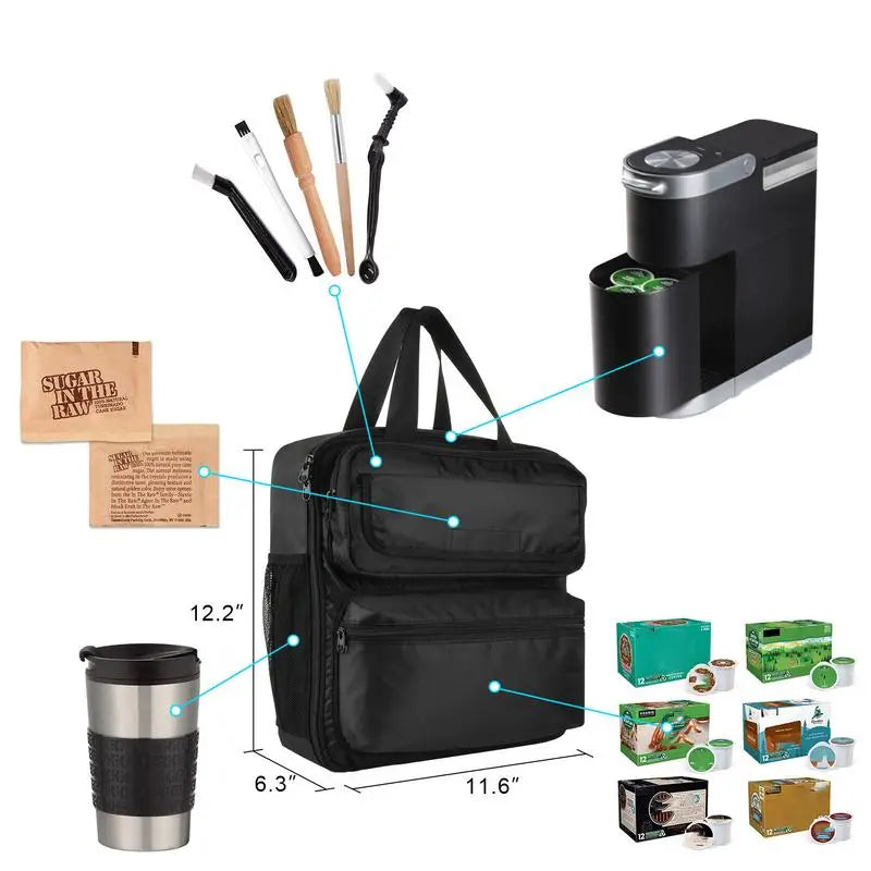 Coffee Maker Storage Bag Travel-Friendly Coffee Machine Container Household Organization Coffee Brewer Organizing Bag