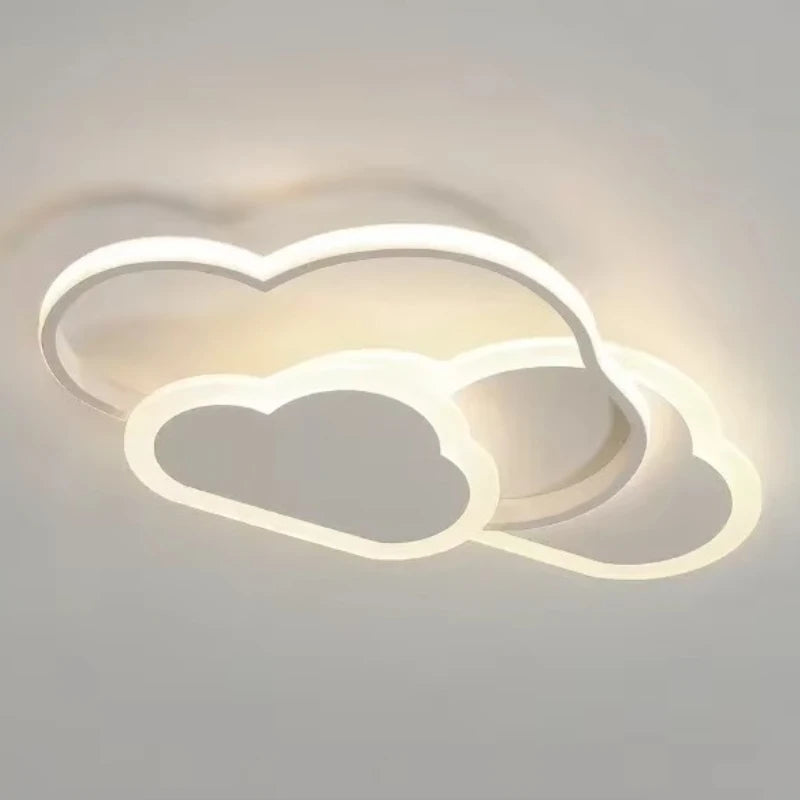 2025 Cloud Creativity Ceiling Light Children's Room Light Nordic Modern Shell Cream Style Bedroom Light
