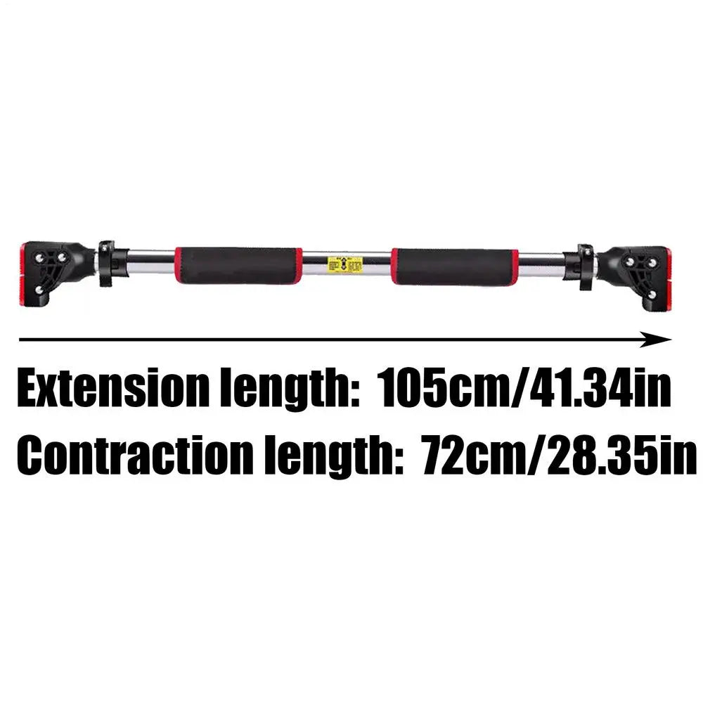 Indoor Home Pull Up Bar Adjustable Width Strength Training Chin up Bar without Screws Max 400lbs for Fitness Exercise tools