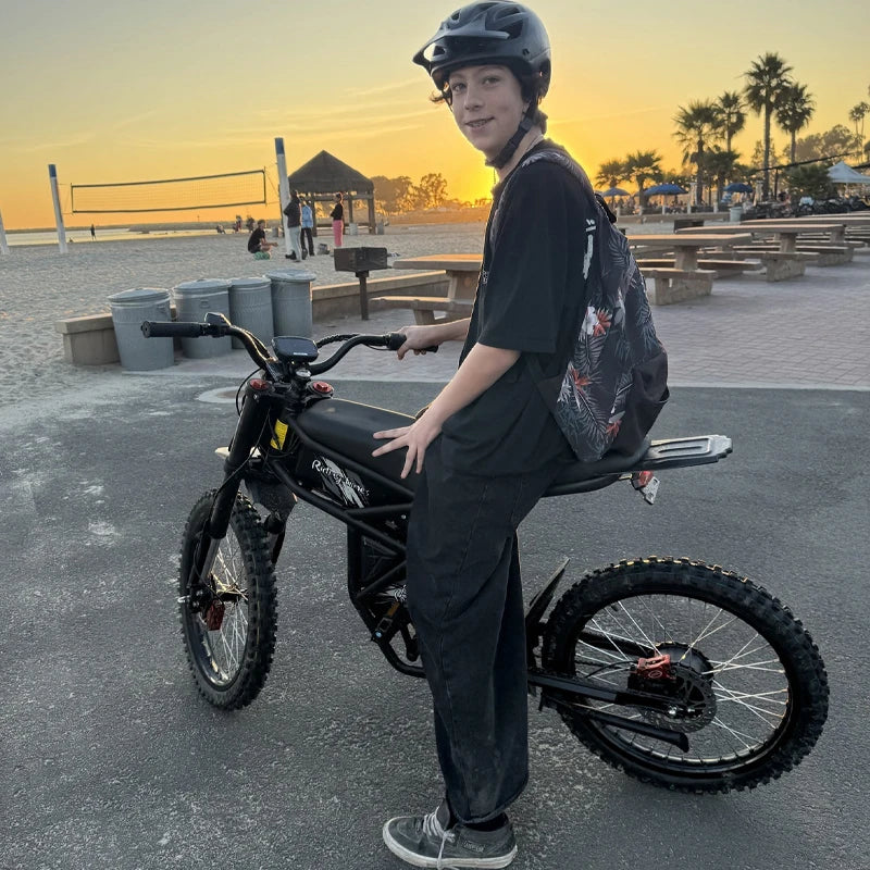 GT73 Dirt Ebike High Speed Fat Tire Off Road Electric Mountain Bike 2000w Motor Bicycle Adult