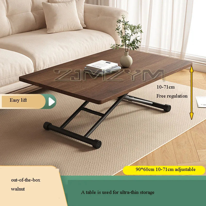 Folding Tea Table Liftable Coffee Table Multi-functional Simple Portable Computer Desk Side Bed Tables Mini Home Furniture