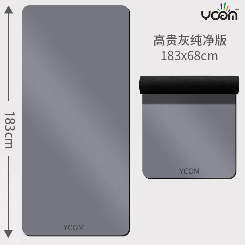 Cross-Border Anti-Slip Fitness Sports Mat Home Yoga Mat Made of Thickened 5mm Natural Rubber Silent Shock Absorption