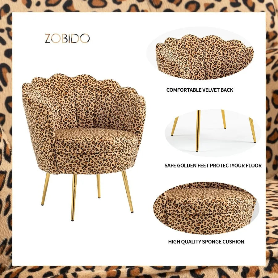Moderccent Velvet Chairs Comfy Upholstered Vanity for Bedroom Armchair Dining with Golden Metal Legs Desk Chair Makeup Chairs f