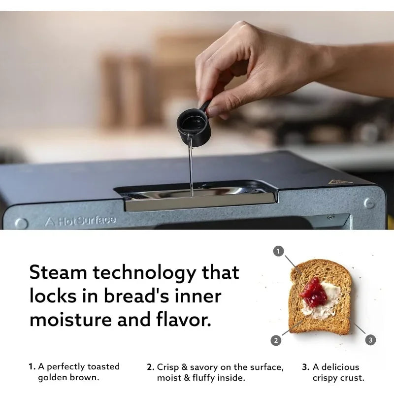 The Toaster | Steam Oven Toaster | 5 Cooking Modes: Sandwich Bread,Pizza & Pastry