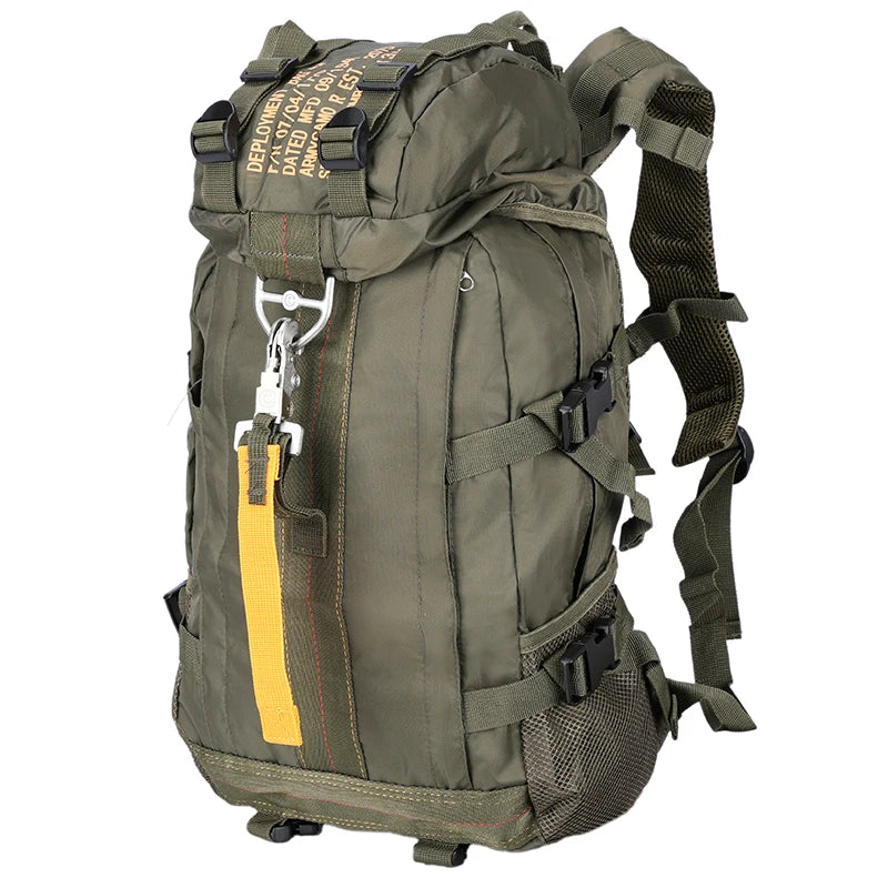LQARMY Military Tactical Backpack Army Rucksack Camping Hiking Climbing Gear Bushcraft Travel Bags Durable Sports Backpacks