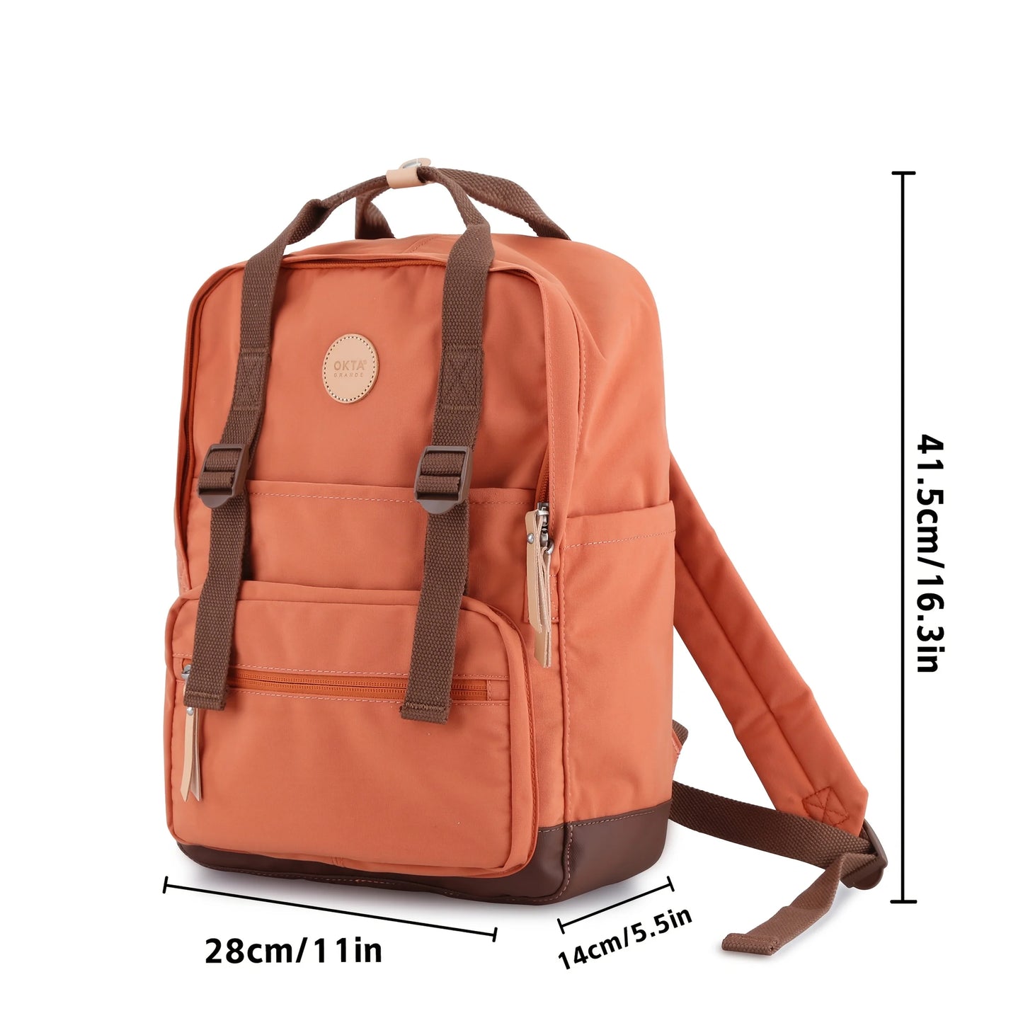 Classic Business Casual Backpack, Multifunctional Laptop Bag, Student Backpack